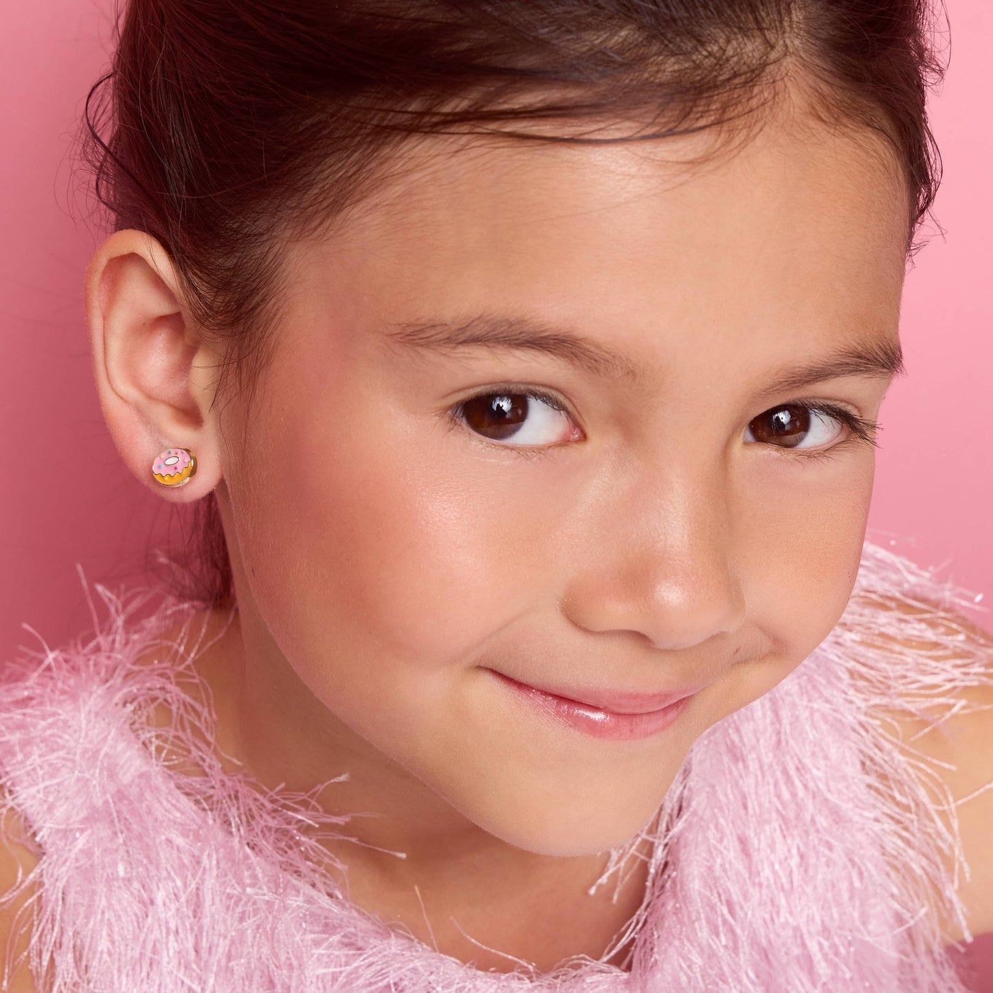 Lil J's Very Berry Donut Earrings