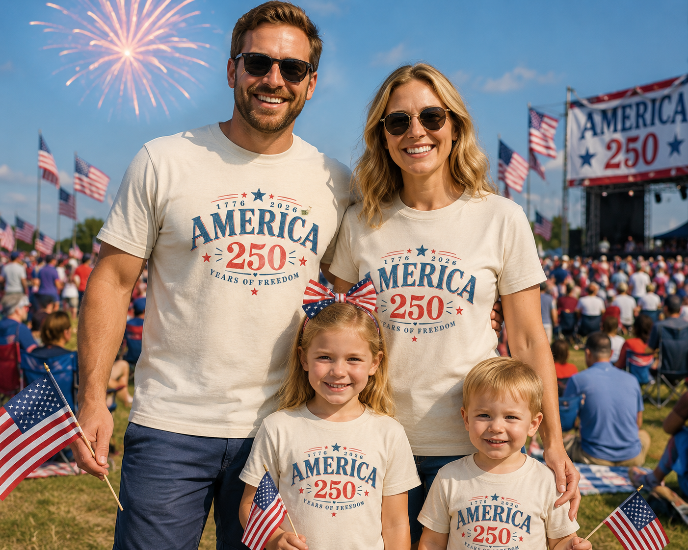 Rayfeather shirt of the month: America's 250th Anniversary