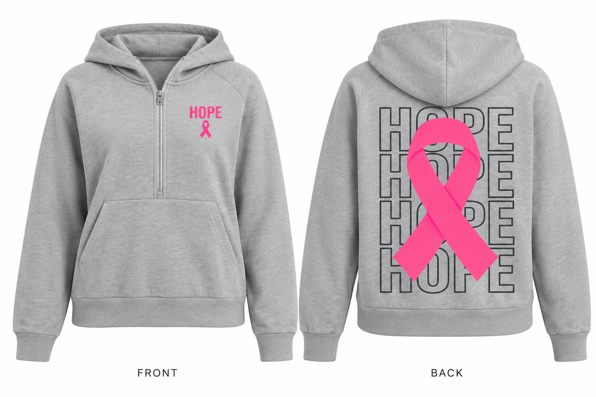🩷 Hope women's half-zip hoodie *PRE-ORDER*