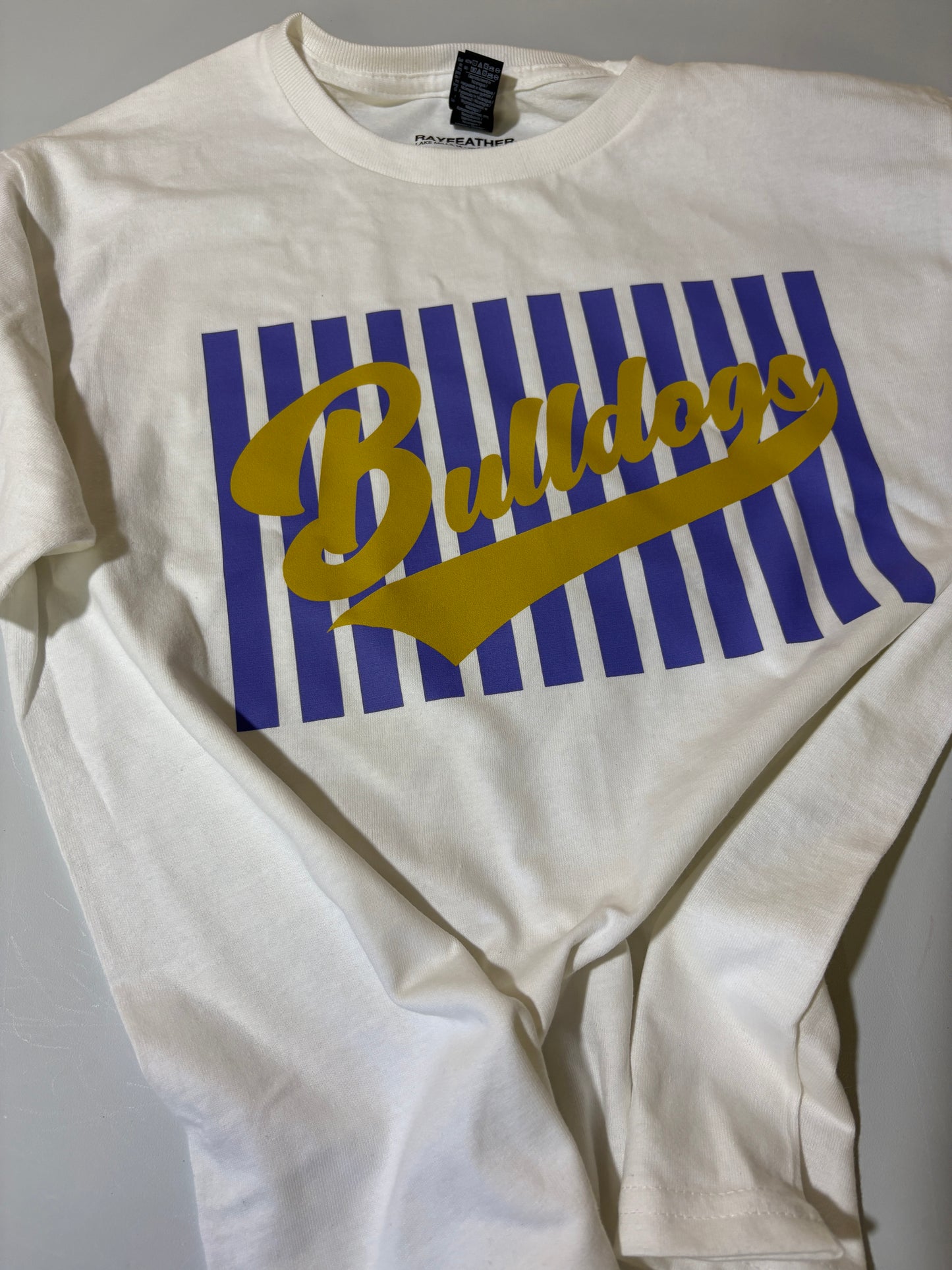Bulldog lines youth and toddler tee