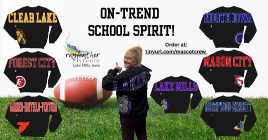 *Pre-order* Oversized School Spirt Crew!