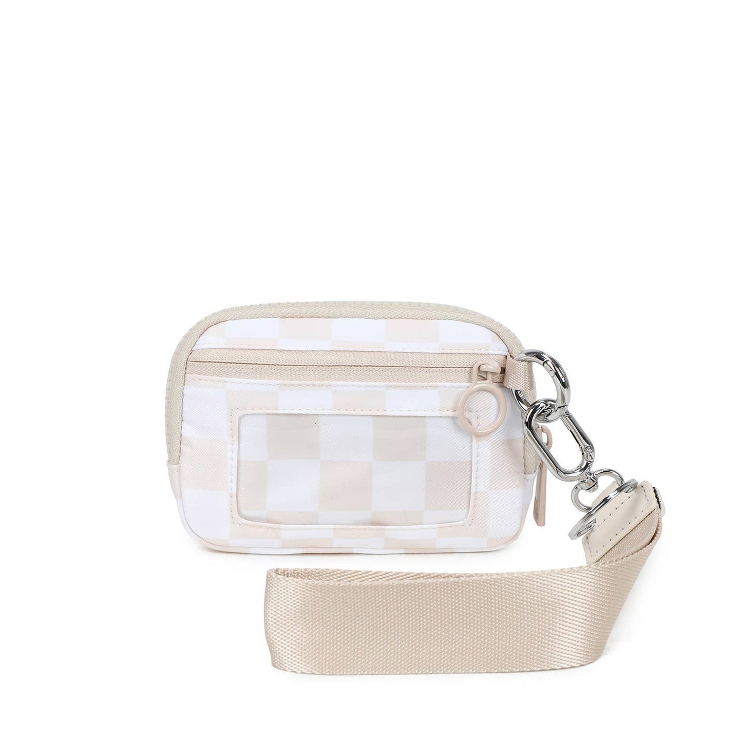 The Kenley Wristlet: Purple Checker