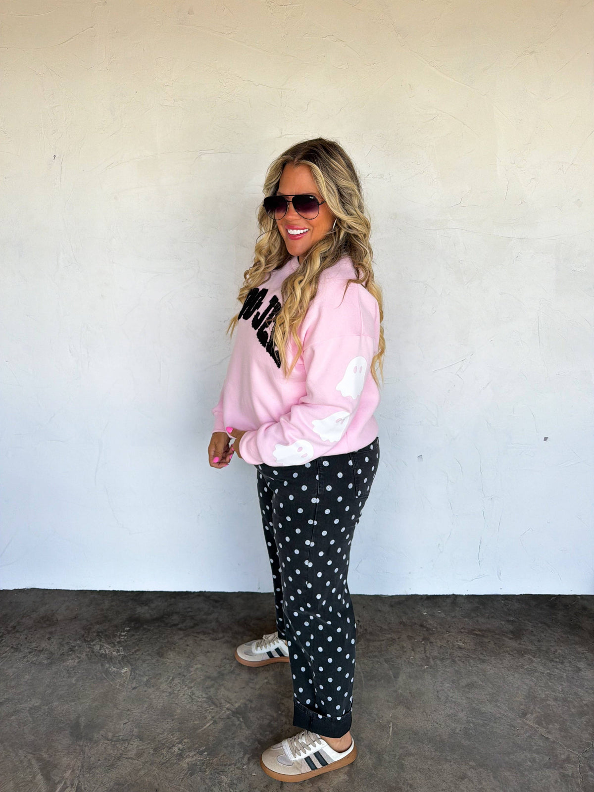 Polka Dot Denim