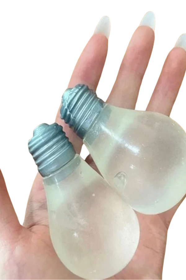 Glow in the Dark Light Bulb Squishy