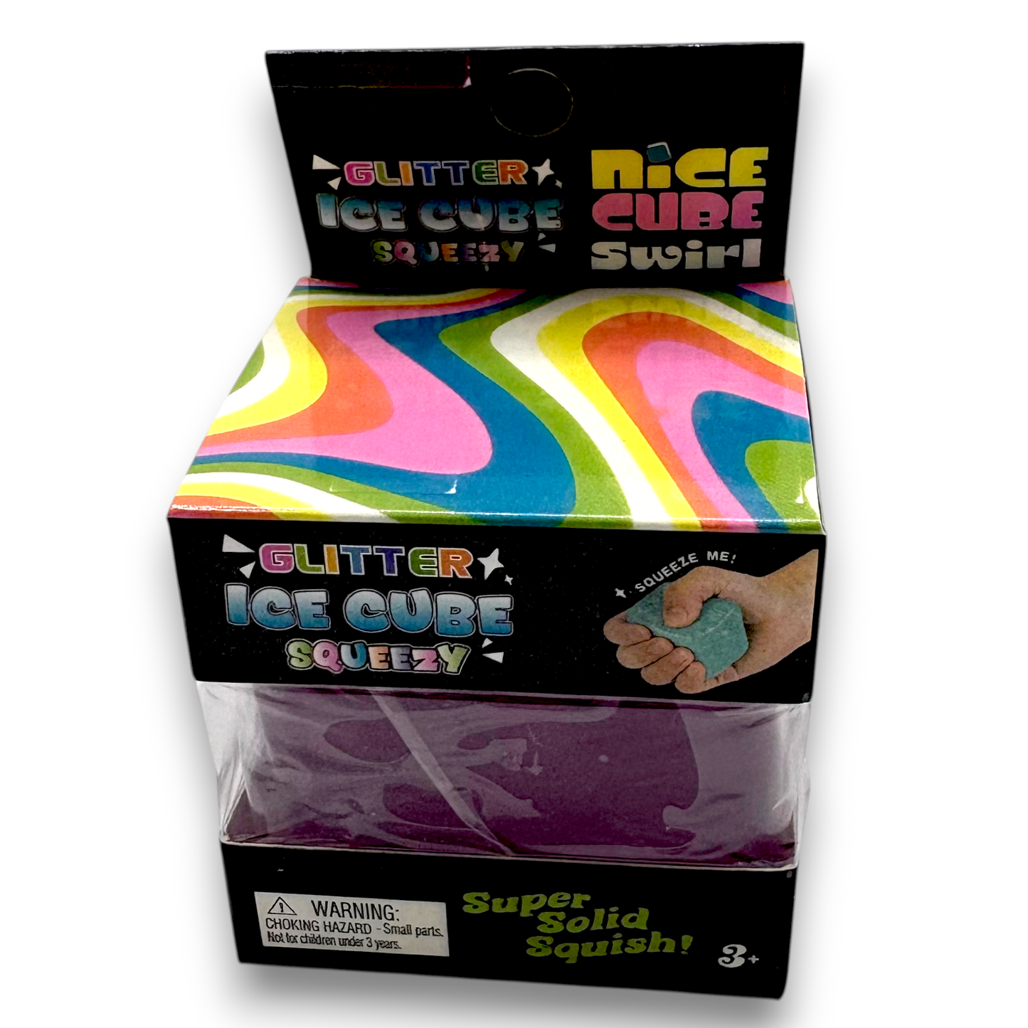 Glitter Squishy Ice Cube