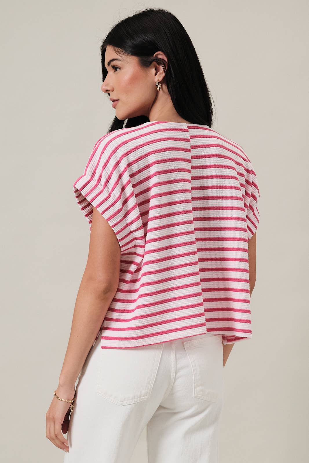 Pink Striped Shirt