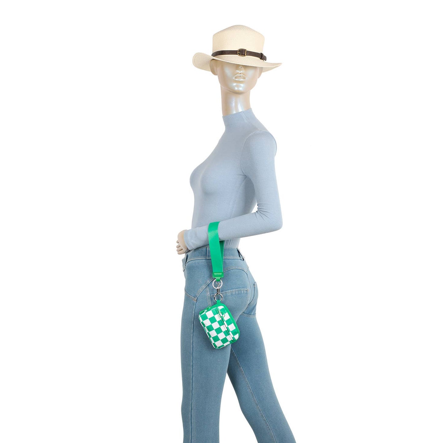 The Kenley Wristlet: Bean Green