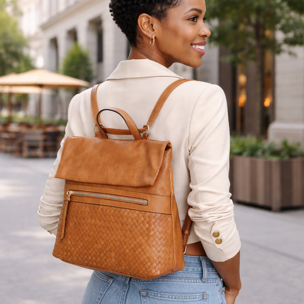 Helena Camel Backpack