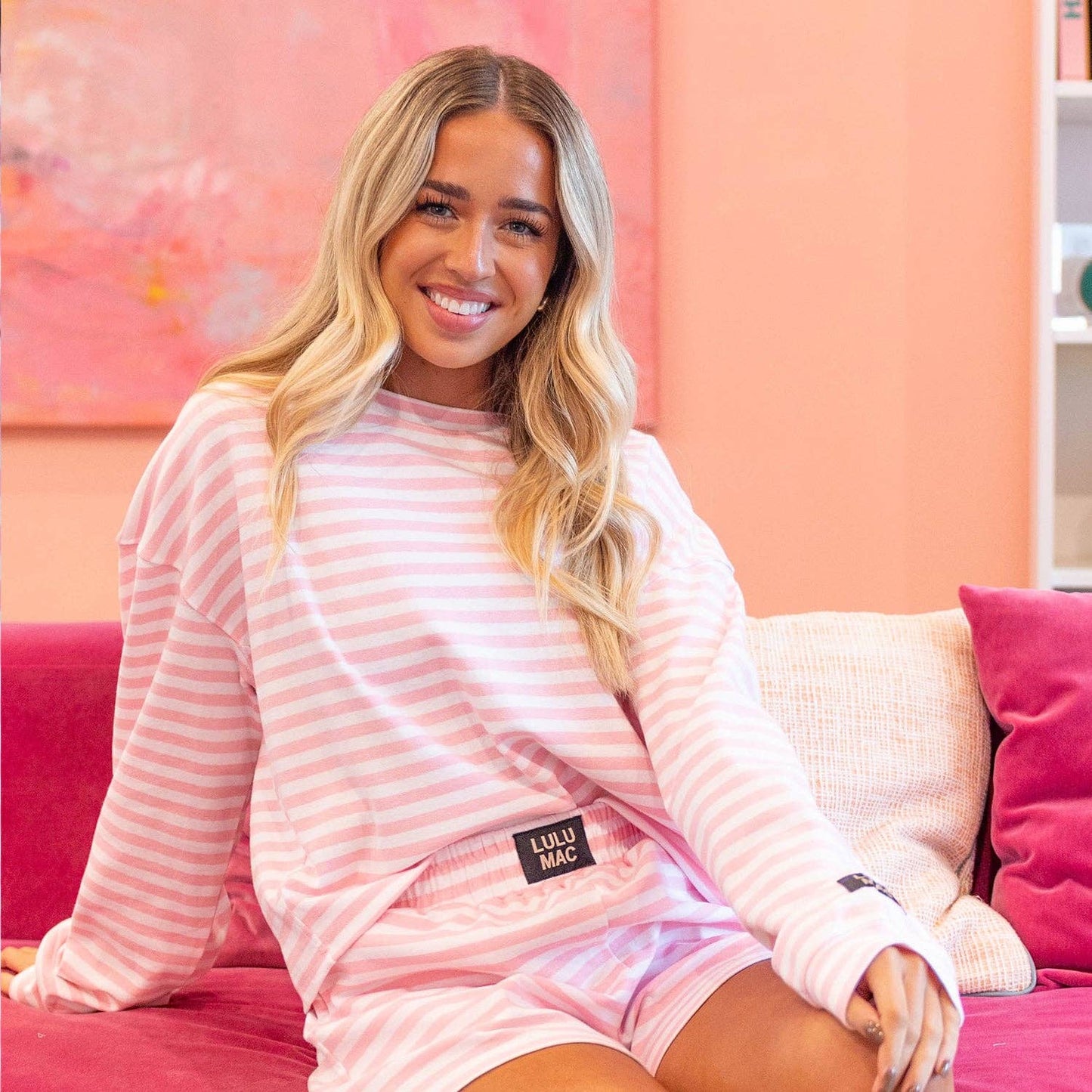 Pink Striped Long Sleeve