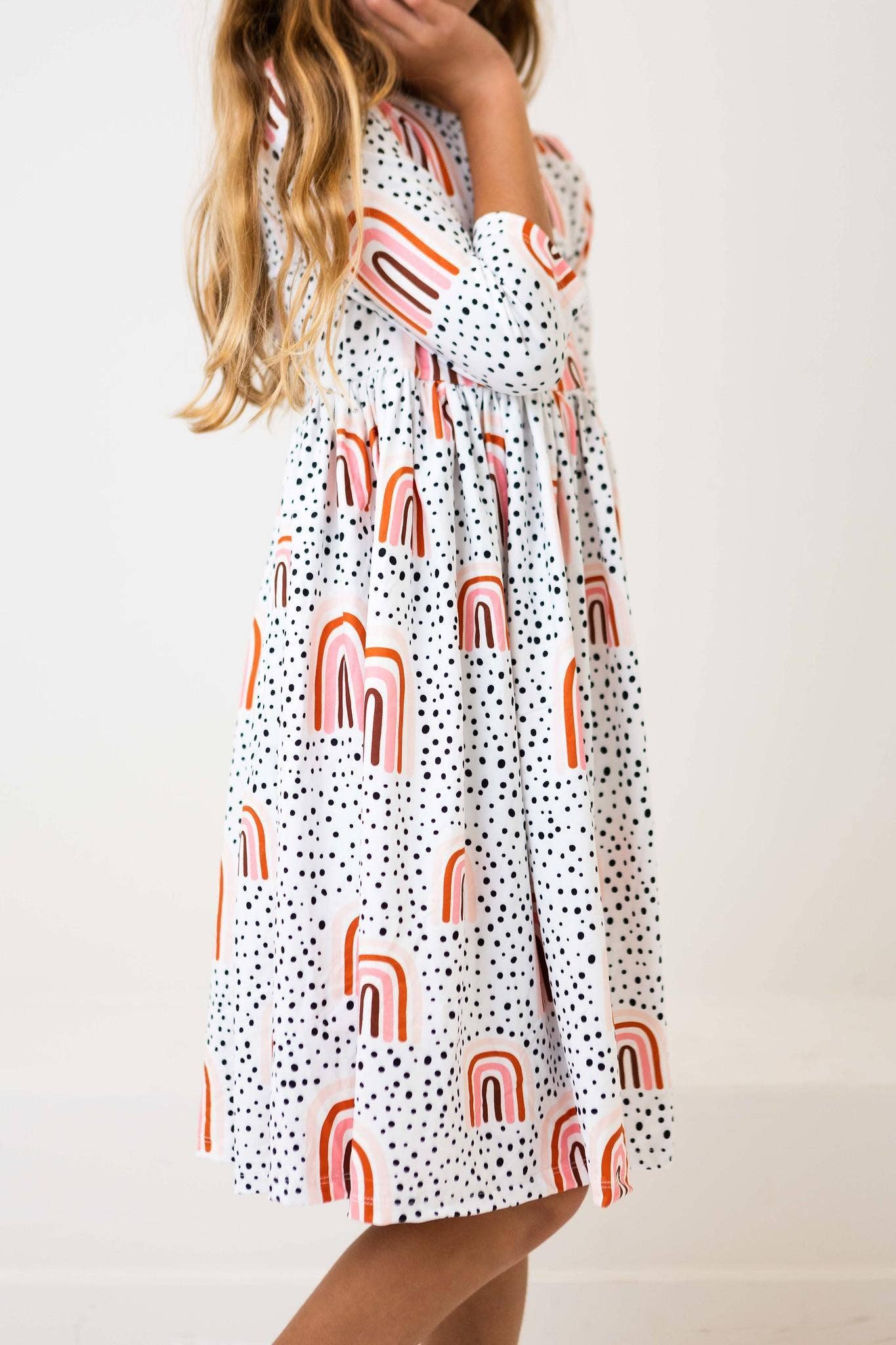 Peach Rainbow Dress