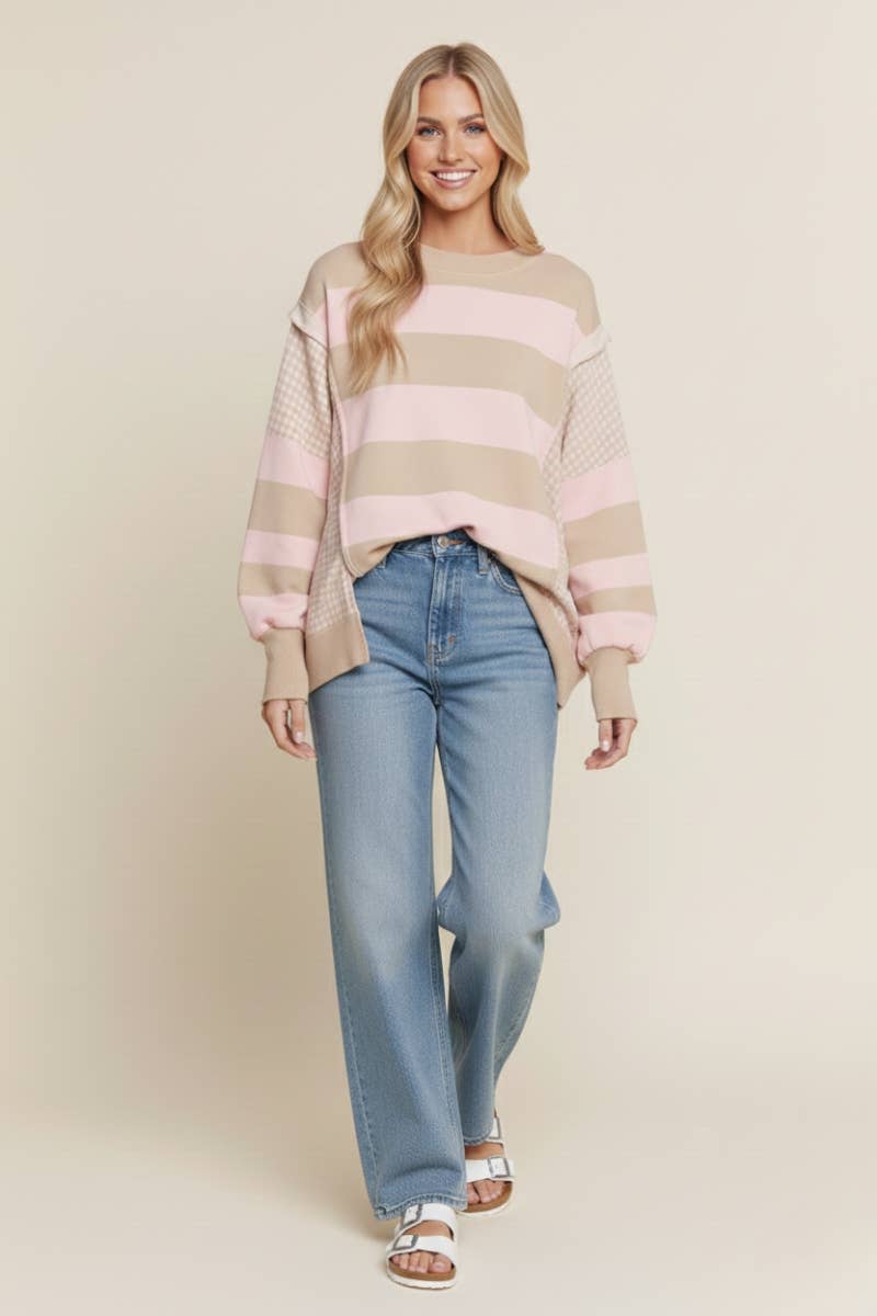 Gingham and Stripes Top
