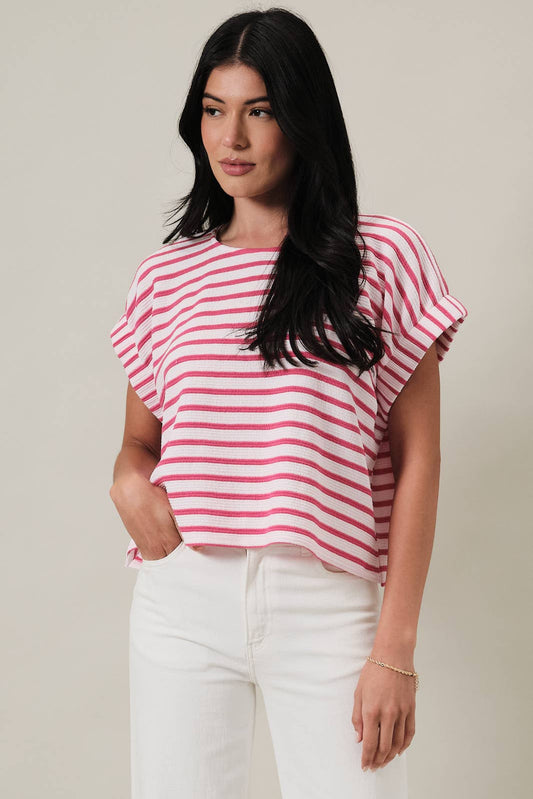 Pink Striped Shirt