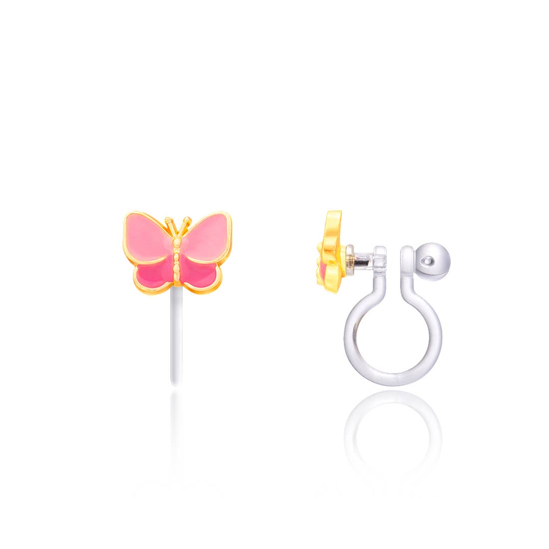 Lil J's CLIP ON Butterfly Earrings