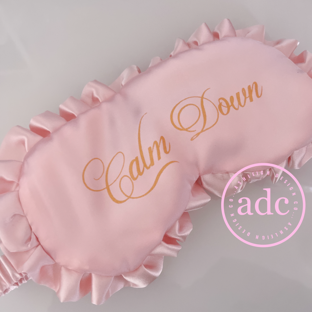 Taylor Swift inspired Calm Down Silk Sleeping Eye Mask