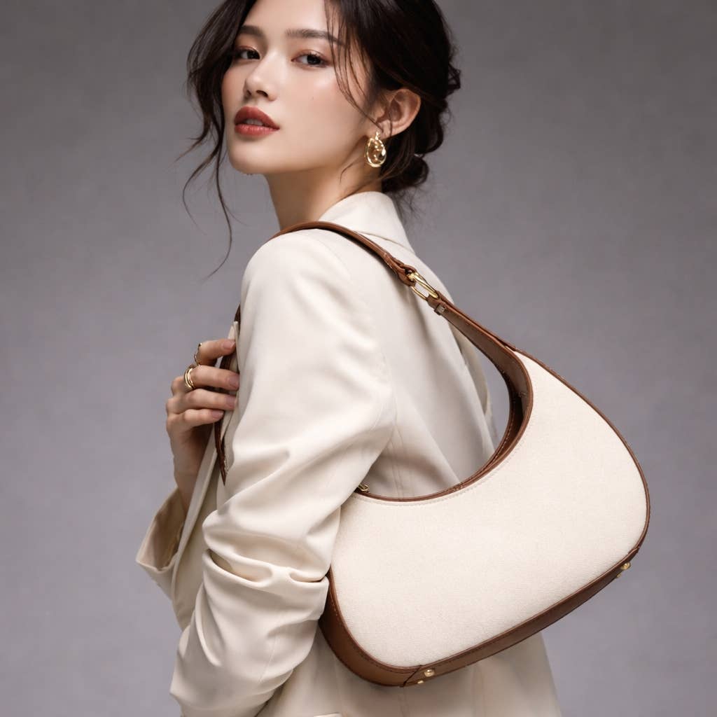 Alondra Canvas Beige/Coffee