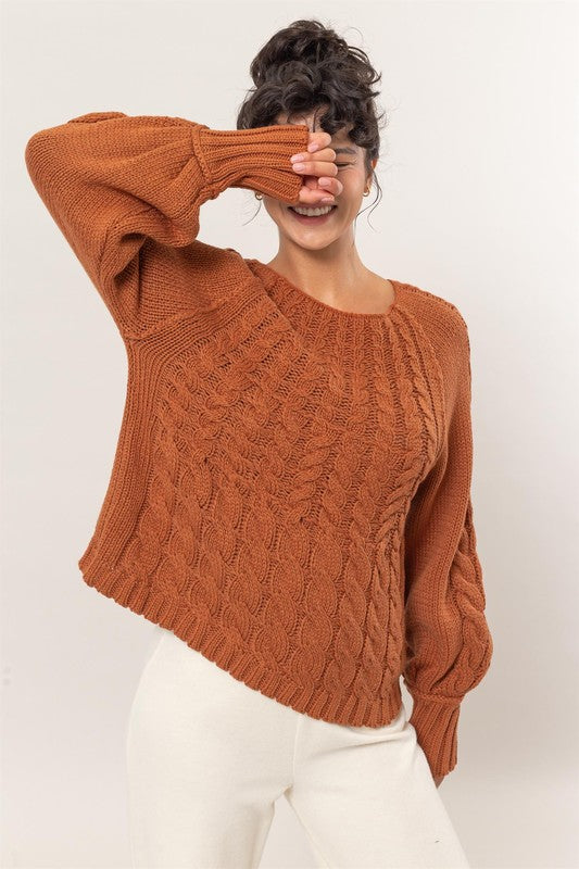 Chocolate Knit Sweater