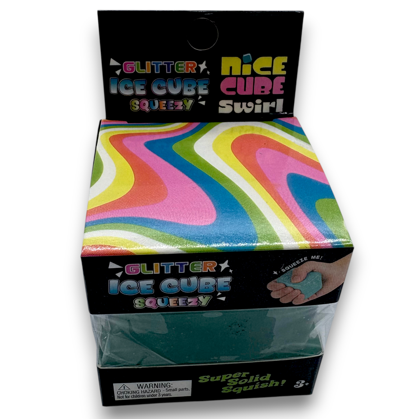 Glitter Squishy Ice Cube