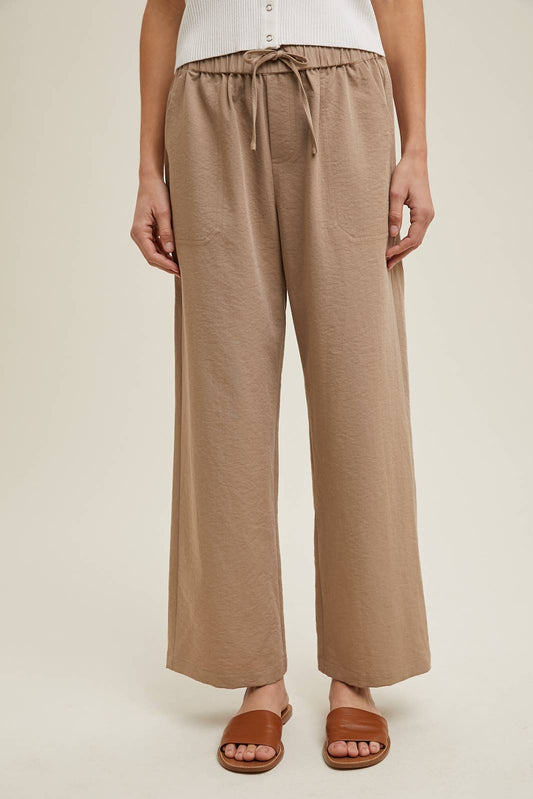 Mocha Drawstring Pants